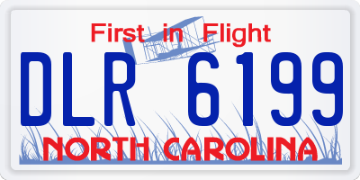 NC license plate DLR6199