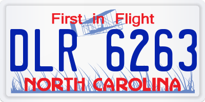 NC license plate DLR6263