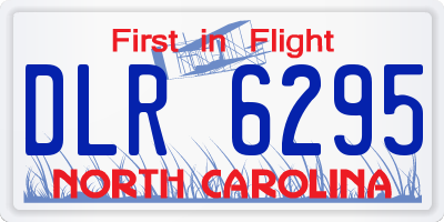 NC license plate DLR6295