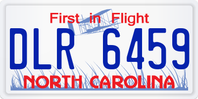 NC license plate DLR6459
