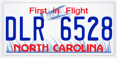 NC license plate DLR6528