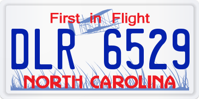 NC license plate DLR6529