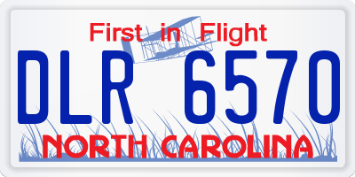NC license plate DLR6570