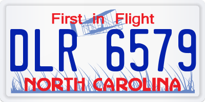 NC license plate DLR6579