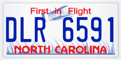 NC license plate DLR6591