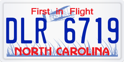 NC license plate DLR6719