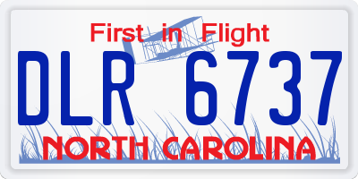 NC license plate DLR6737