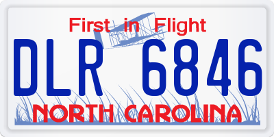 NC license plate DLR6846