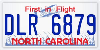 NC license plate DLR6879