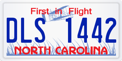 NC license plate DLS1442