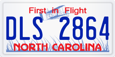 NC license plate DLS2864