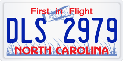 NC license plate DLS2979
