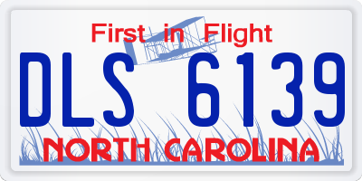 NC license plate DLS6139