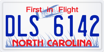 NC license plate DLS6142