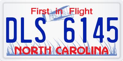 NC license plate DLS6145