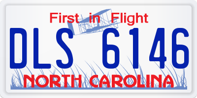 NC license plate DLS6146