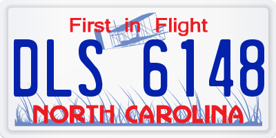 NC license plate DLS6148