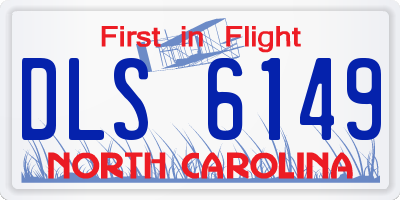 NC license plate DLS6149