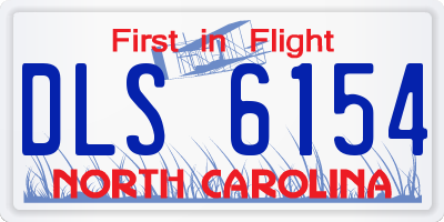 NC license plate DLS6154