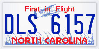 NC license plate DLS6157