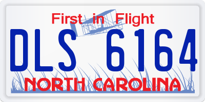 NC license plate DLS6164