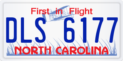 NC license plate DLS6177