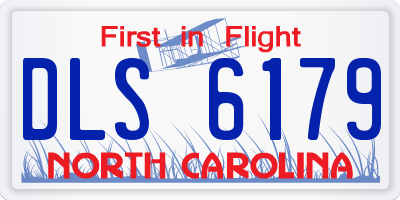 NC license plate DLS6179