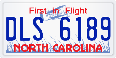 NC license plate DLS6189