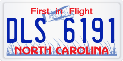 NC license plate DLS6191