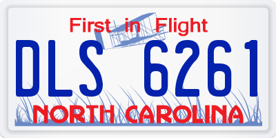NC license plate DLS6261