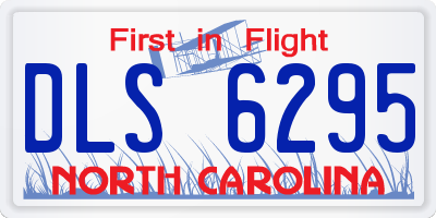 NC license plate DLS6295