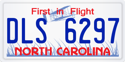 NC license plate DLS6297