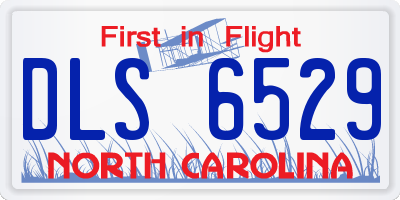 NC license plate DLS6529