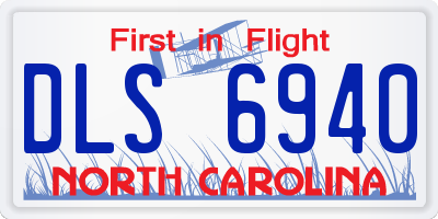 NC license plate DLS6940