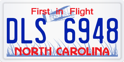 NC license plate DLS6948