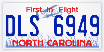 NC license plate DLS6949