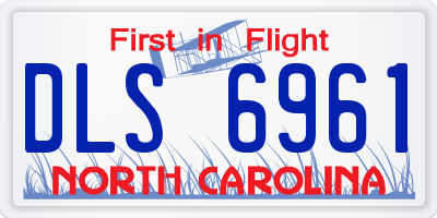 NC license plate DLS6961