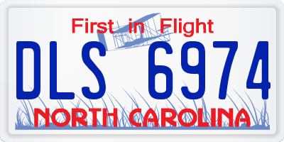 NC license plate DLS6974