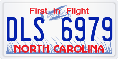 NC license plate DLS6979