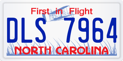 NC license plate DLS7964