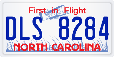 NC license plate DLS8284