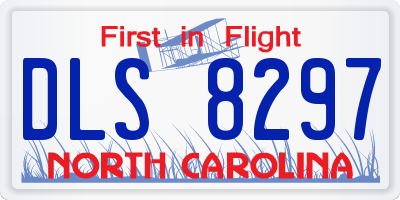 NC license plate DLS8297