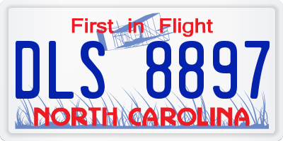 NC license plate DLS8897