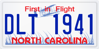 NC license plate DLT1941