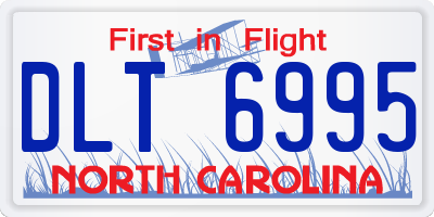 NC license plate DLT6995