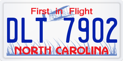 NC license plate DLT7902