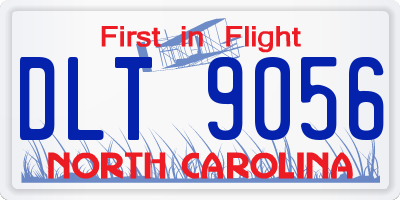 NC license plate DLT9056