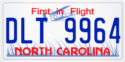 NC license plate DLT9964