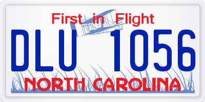 NC license plate DLU1056