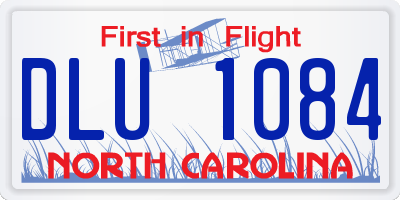 NC license plate DLU1084